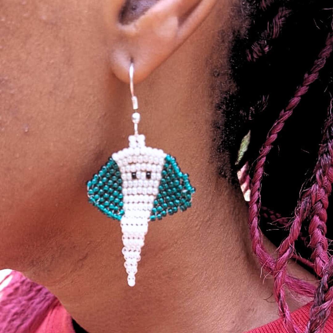 Earrings - Elephant
