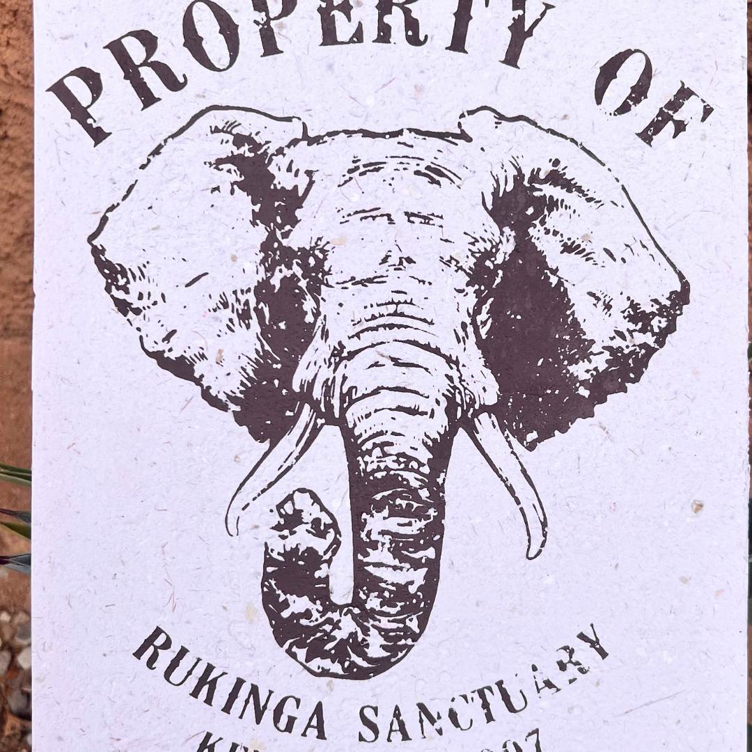 Wildlife Print On Elephant Dung Paper