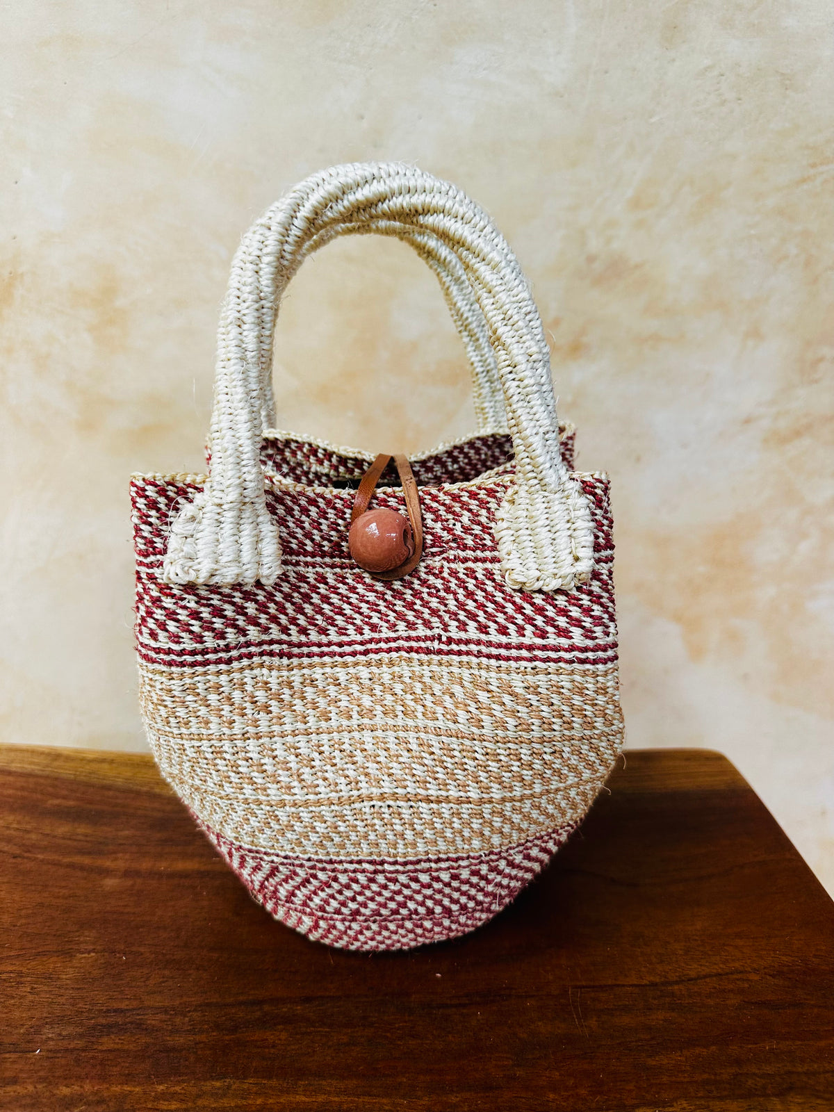 Fineweave Bucket Bag - Miniblock Design