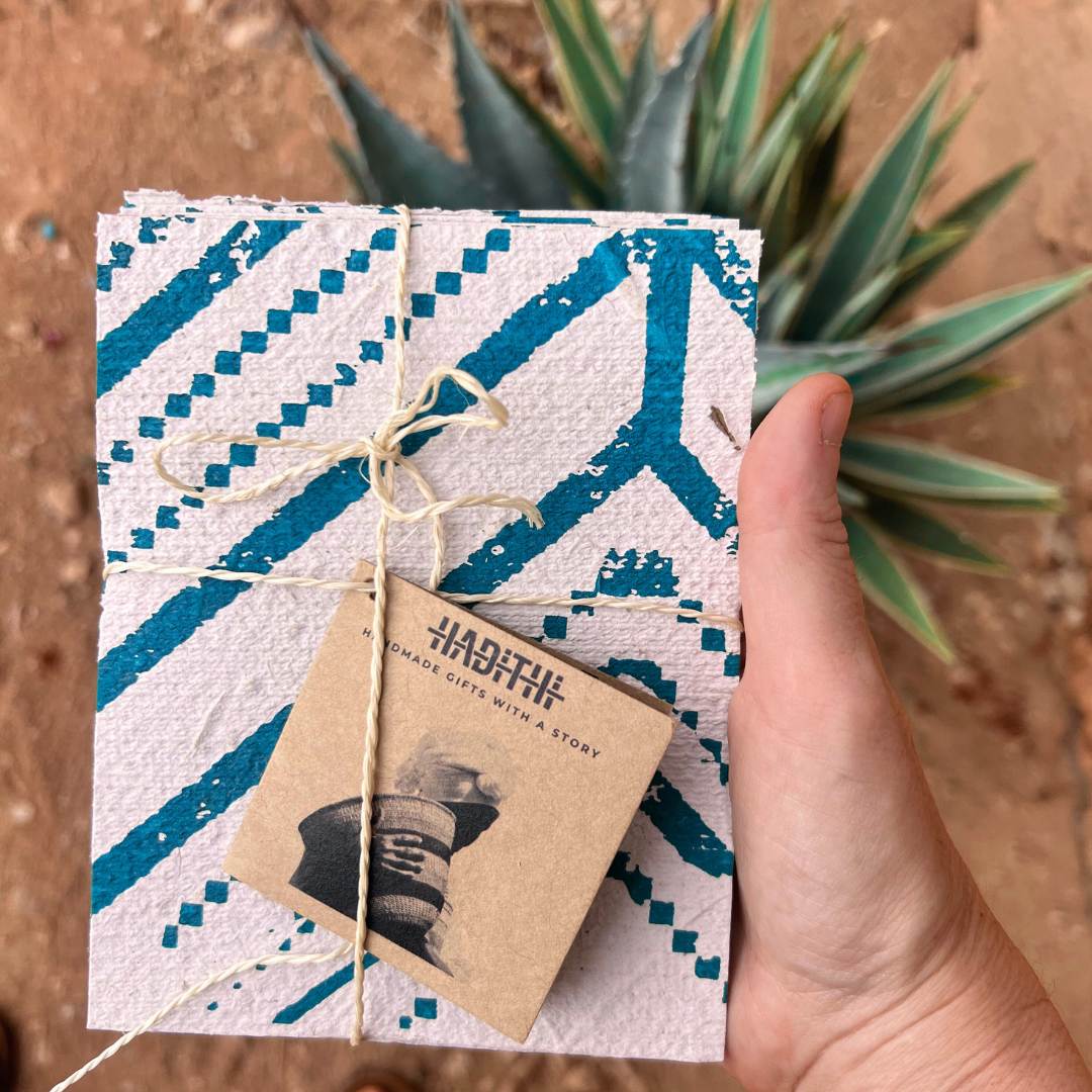 Postcard Set On Elephant Dung Paper