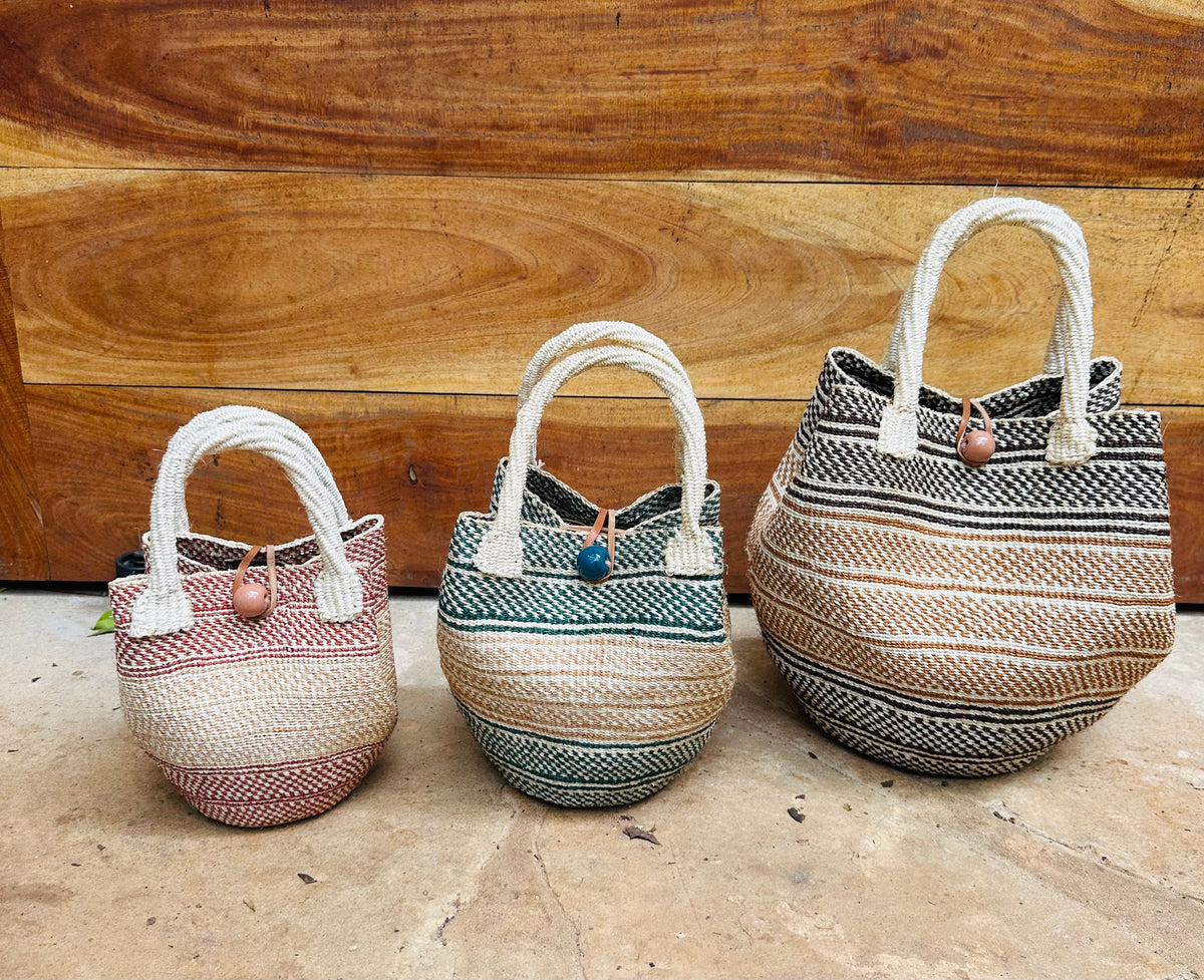 Fineweave Bucket Bag - Miniblock Design