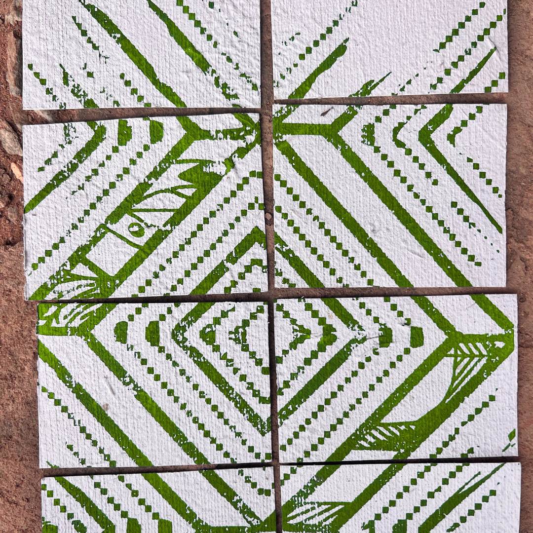 Postcard Set On Elephant Dung Paper