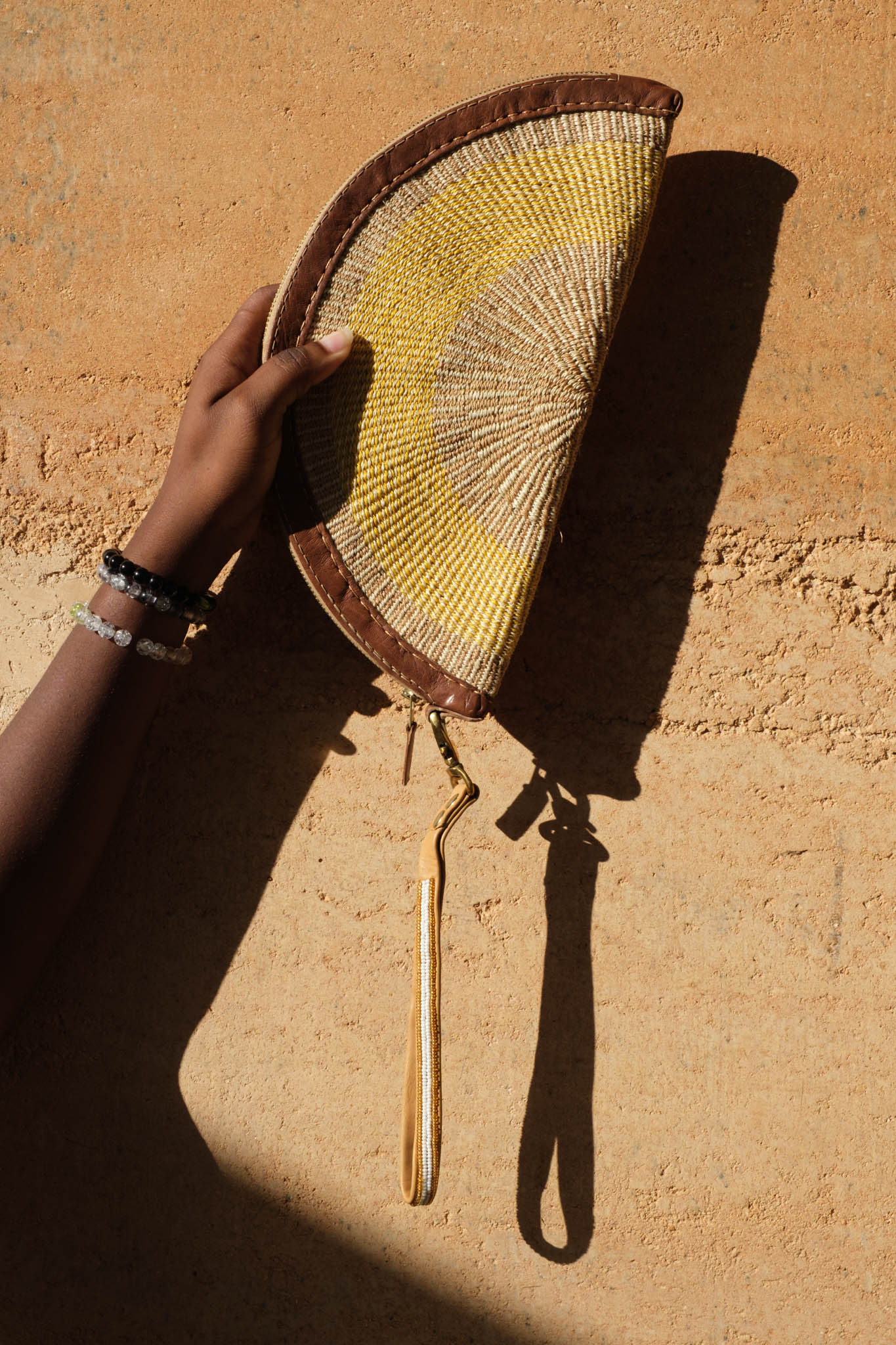 Fine Weave Clutch - Dotty