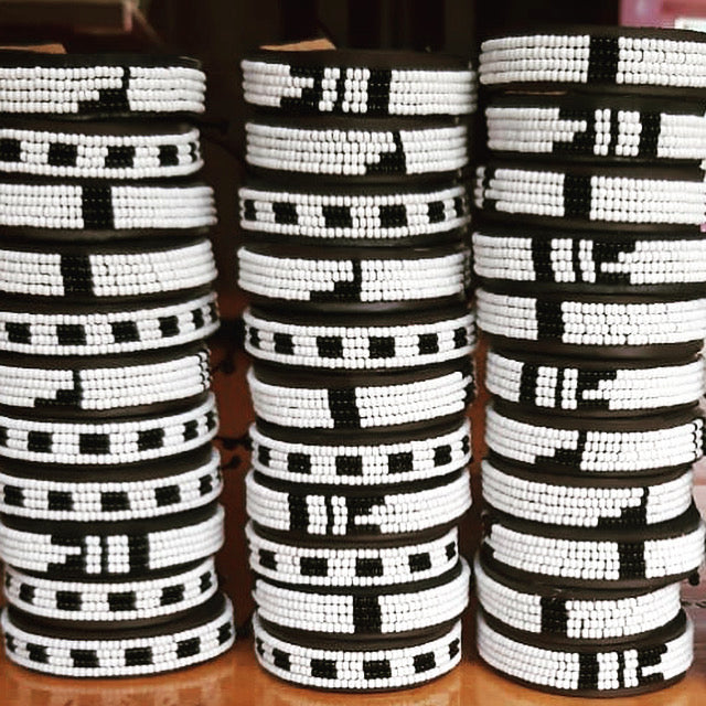 Black and white Maasai Bracelet